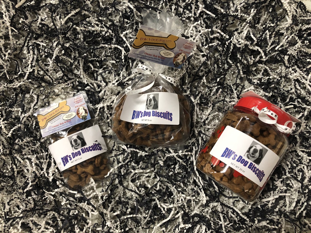 picture of dog treat in clear bags